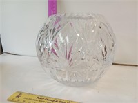 Cut Glass Vase Lead Crystal