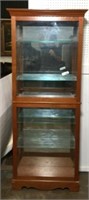 Lighted Mirrored Back Display Cabinet