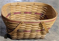 (A) Woven basket 10"x20"x15".