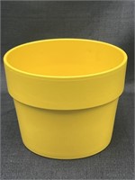 5in Yellow Glazed Ceramic Flower Pot