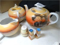 Takita Teapot - Creamer - Sugar Bowl *