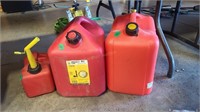 3 FUEL CANS