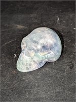 Small Fluorite Hand Carved Skull