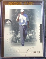 Tiger Woods Rookie SP Authentic #21 Card