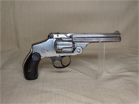 S&W HAMMERLESS DOUBLE ACTION 38 CAL REVOLVER