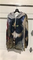 New Polyester XL Cat Hoodie