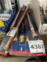 Mixed Lot of Water Heater Connectors x4