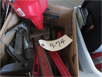assorted pipe wrenches