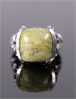 925 Connemara Marble Stone Ring, Ireland