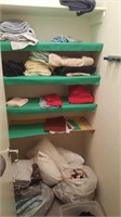 Contents of Closet Towels, Blankets & More