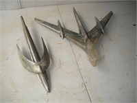 2 Airplane Hood Ornaments