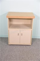Laminate Microwave Two Cupboard Cabinet