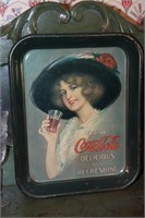 1970s Reproduction of 1913 Coca Cola metal tray