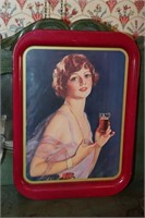 1974 Reproduction of 1927 Calendar Girl Coca Cola