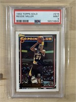 Reggie Miller 1992 Topps Gold PSA 9