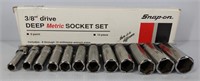 Snap-on 3/8" Drive Deep Metric Socket Set