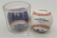 (2) Baseballs Bud Selig Official & Dodgers Stadium