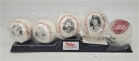 Phillies 'Silver Season' 1995 (5) Fotoballs w Disp