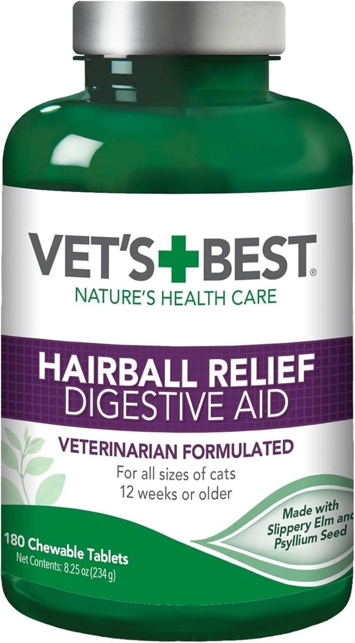 Vet's Best Hairball Relief | 180 Tablets