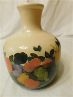 9" tall ceramic vase.