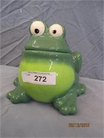 Google Eyed Frog Cookie Jar