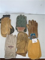 Assorted gloves and mittens