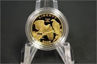 2008 BALD EAGLE PROOF $5 GOLD COIN