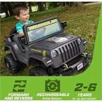 6v Power Wheels Jeep Wrangler Ride-on  Gray