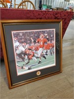 "TOP DAWGS" SEC CHAMPS FRAMED PICTURE