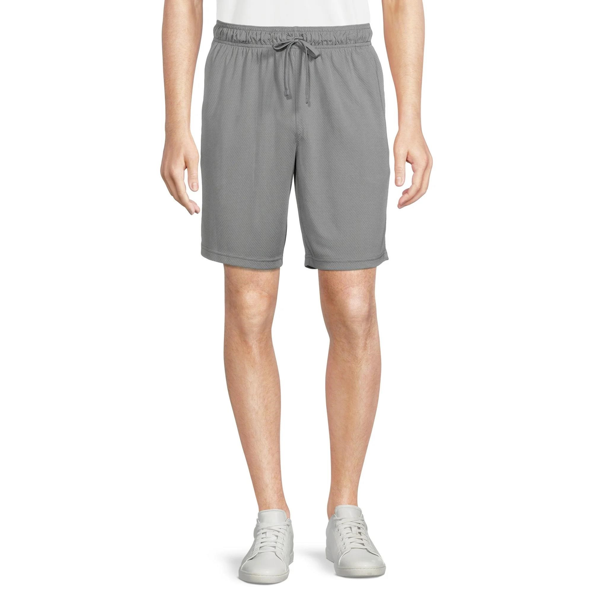 SZ XL Athletic Works Men's Mesh Shorts Grey AZ22