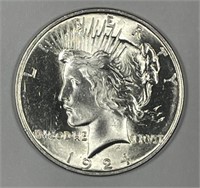 1924 Peace Silver $1 Brilliant Uncirculated BU