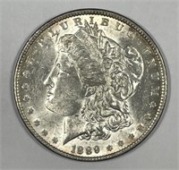 1889 Morgan Silver $1 About Uncirculated CH AU