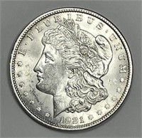 1921 Morgan Silver $1 Brilliant Uncirculated BU