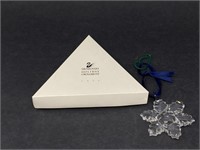 2.5 Inch Swarovski Crystal Snowflake Ornament