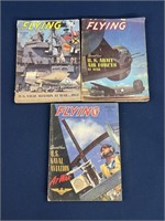 1943 & 1944 Flying, war books, all have wear,
