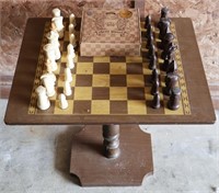 Amerous Chess Pieces w/Board