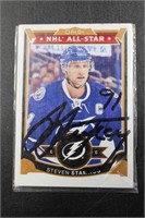 SIGNED STEVEN STAMKOS ALL-STAR NHL CARD