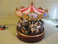 MR. CHRISTMAS MERRY GO ROUND, WORKING 11W 10H