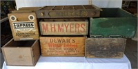 Collection of Advertisement Crates
