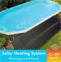 SunHeater Aboveground Pool Heating System, Black