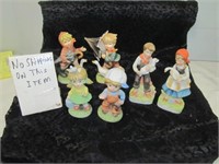 Collection of Vintage Porcelain Figurines - 7pc