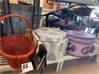 3 Groups of Baskets and Lidded Boxes