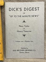 Dick’s Digest, Dick’s Brothers Brewing Co. -