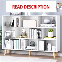 IOTXY Wooden 3-Tier Bookcase  Warm White