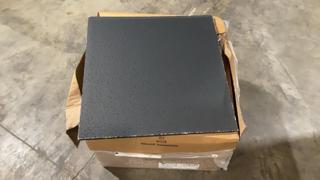 27 - 2’x2’ black ceiling tiles - brand new