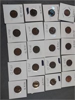 1952 D wheat pennies