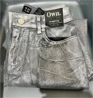 (W27-L30) Straight Leg Silver Jean