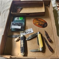 Pocket Knives, Archery Pts, & more