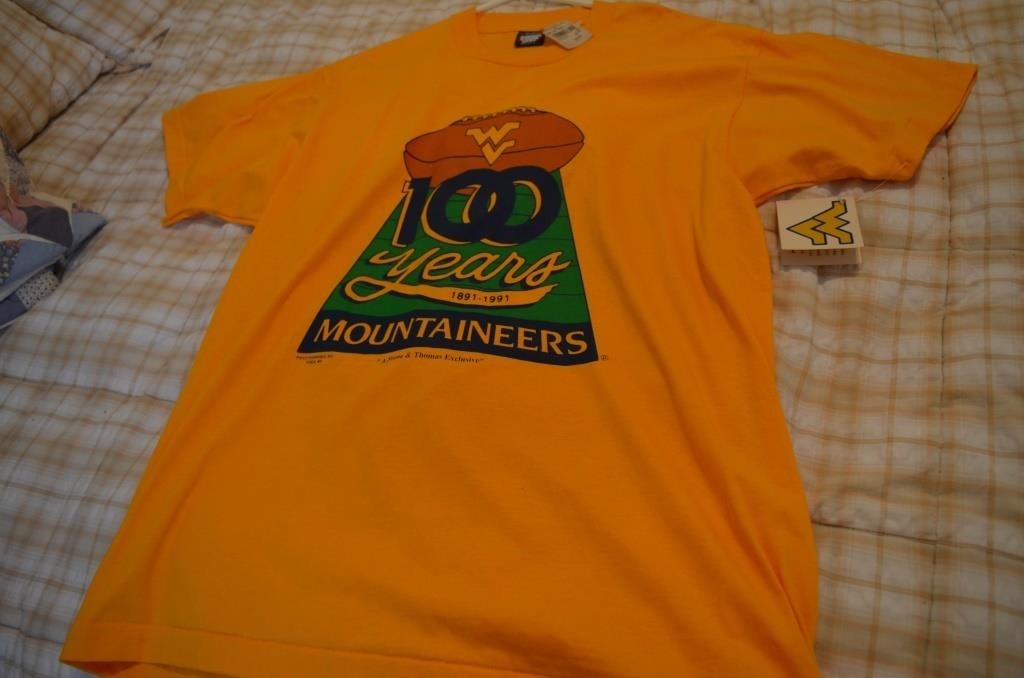 Collectible with Tags WVU 100th Anniversary Shirt