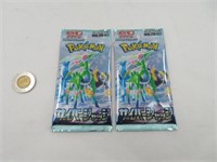 2 pack de cartes Pokémon Japonaise, neuf